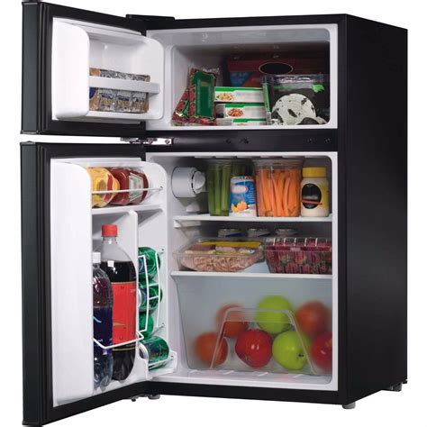 Galanz 3.1 cu ft Compact Refrigerator Double Door,