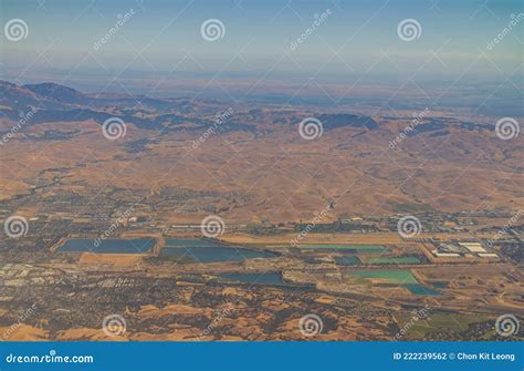 Aerial View of the Shadow Cliffs Regional Recreation Area Stock Photo ...