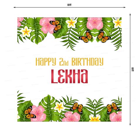 Butterfly Theme Premium Square Backdrop | Party supplies online – Party ...