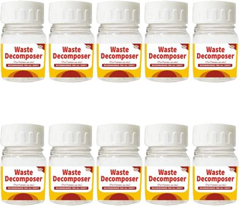 Waste Decomposer 10 Bottles | Wdc Organic Waste Decomposer for ...