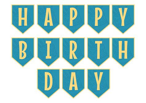 Happy Birthday Sign Free Printable