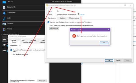Advanced Security Setting for Local Disk C 的图像结果