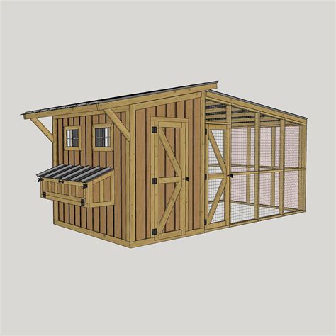 8×16 chicken coop plans diy chicken coop plans with run diy chicken run ...