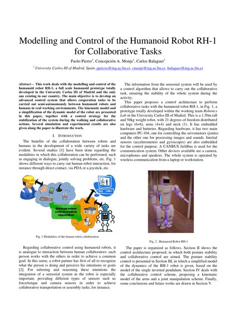 Humanoid Robot Modelling 的图像结果