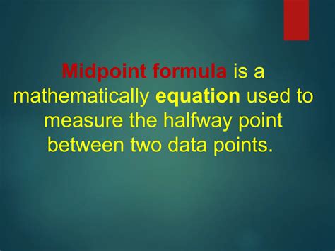 Image result for The Midpoint Formula Video Lesson