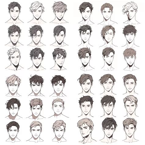Best 13 Japanese Anime Hairstyle PNG Image, Japanese Anime Male ...
