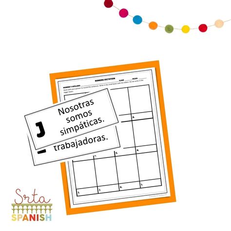 Present Tense Ser Spanish Verb Practice Worksheets - Srta Spanish