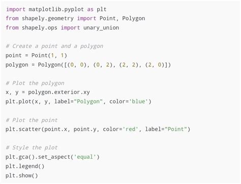 Matplotlib Shapely 的图像结果