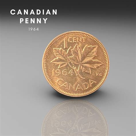 1964 Canadian Penny | 1 Cent | Queen Elizabeth II | Coin Collection ...
