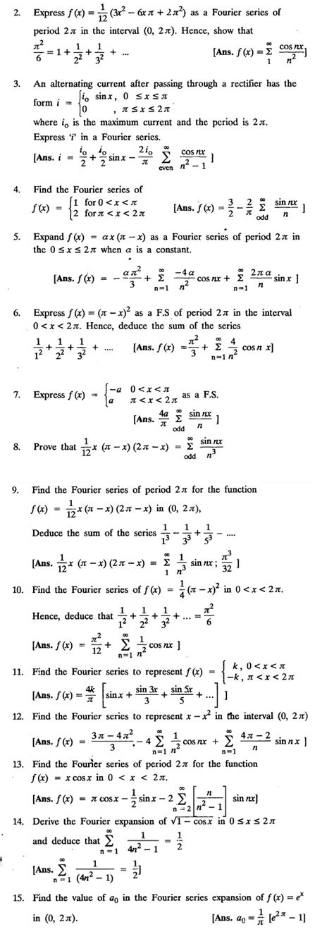 Fourier Series: Definition, Euler's Formula, Convergence Theorem ...