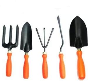 YOUNG STAR (IND*7)HEAVY DUTY FARMER CHOICE 5 TOOLS GARDENING SET OF ...