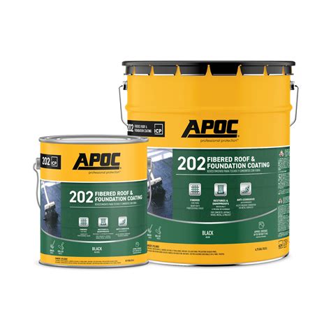 APOC® 202 Rainshield® Fibered Roof & Foundation Coating