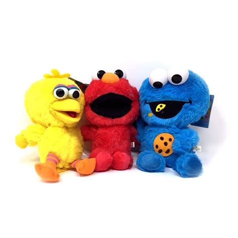Buy Altay Best Sesame Street Elmo and Friends 3 Pieces Plush Toy Set ...