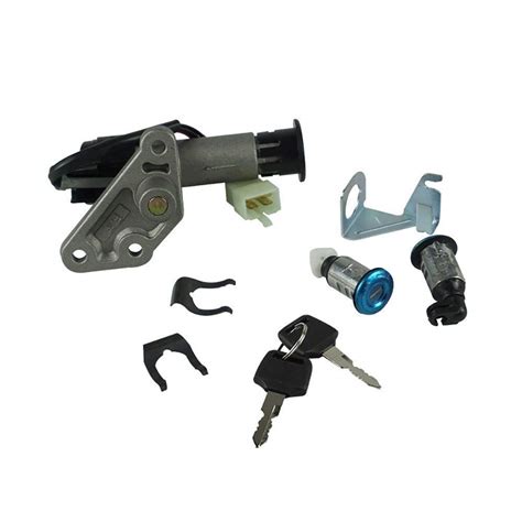 Buy XDF 4-Wire Key Ignition Switch Lock Set GY6 Scooter Moped ATV ...