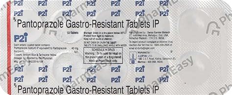 P2i 40 MG Tablet (10): Uses, Side Effects, Price & Dosage | PharmEasy