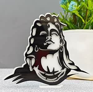 Buy ITSYYBOO Acrylic Adiyogi Shiva Statue for Home Car Dashboard Idol ...