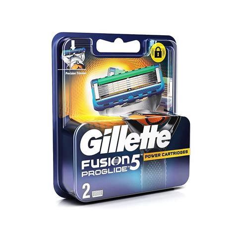 Gillette Fusion 5 Proglide Power Cartridge, 2 Count Price, Uses, Side ...