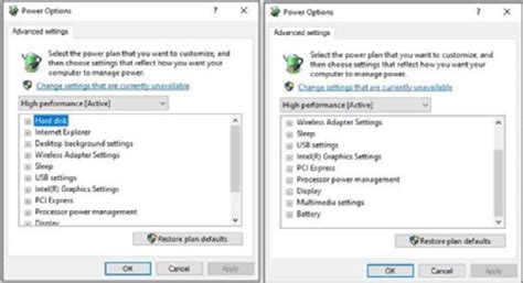 Image result for Windows Power Options Settings