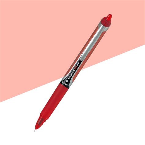 Pilot Hi-Tecpoint V5 RT Roller Ball Pen Red-0.5mm Extra Fine Tip (Pack ...