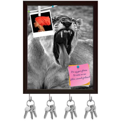 ArtzFolio Wild African Lion D1 Key Holder Hooks | Notice Pin Board ...