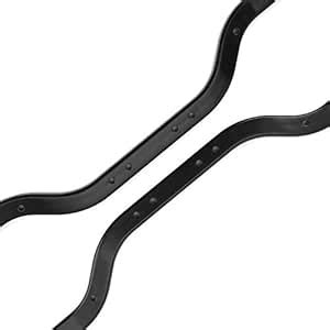 Adium RC Frame Rail, 0.05 Chassis Rail Black 1 Pair Upgraded for MN86 ...