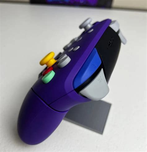 Custom GC Style - Gated Sticks - Soft Touch Purple - Wireless Pro ...