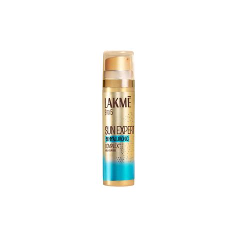 Lakme Sun Expert 1% Hyaluronic Gel Sunscreen SPF 50 PA++++ for UVA/B,N ...