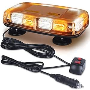 LED Strobe Light, 12V-24V 72 LED Warning Safety Flashing Beacon Lights ...