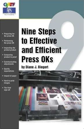 Buy Nine Steps to Effective and Efficient Press Oks Book Online at Low ...