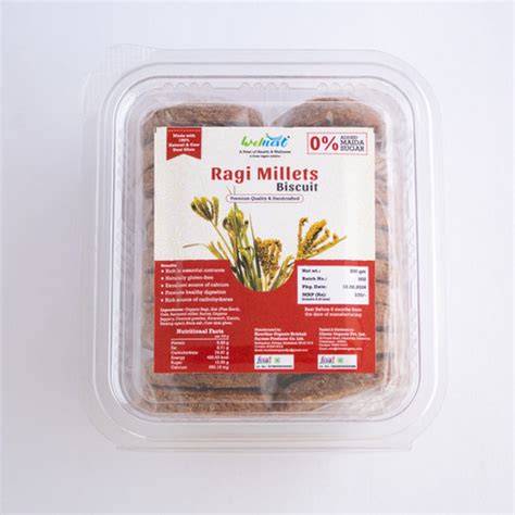 Ragi Biscuits (200 grams) | Welnest