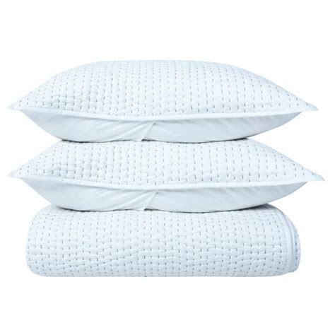 Buy Premium Stitch कW Kantha Embroidery Bedcover With 2 Shams Online at ...