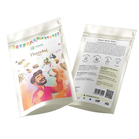 Nisarg Organic farm Thandai Powder | 250 Grams | Immunity Booster ...