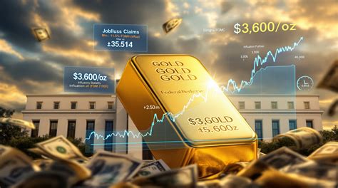 Gold Prices Steady Despite Rate Cut Expectations & Jobless Jump