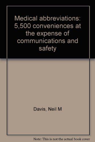 Medical abbreviations: 5,500 conveniences at the expense of ...