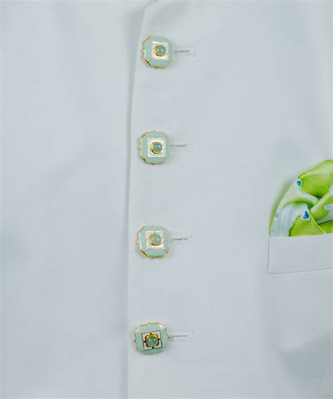 Foggy Green Tranquil Sherwani Buttons – manner-india