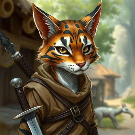 Meet the Tabaxi: A Striped Cat-like Hero