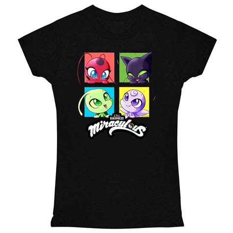 Miraculous Ladybug And Cat Noir Merch Kwamis Tikki Tee Shirt ...