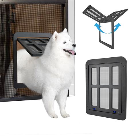 NAMSAN Dog Screen Door, Flap Opening 11.2 x 14.4 inches, Dog Door for ...
