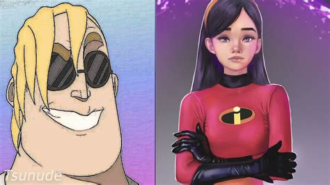 Mr Incredible becoming Canny (Violet Parr Rule 34) - YouTube