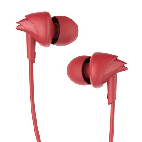 boAt Bassheads 100 in Ear Wired Earphones with Mic(Furious Red ...