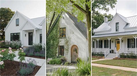 18 White Brick House Exterior Design Ideas