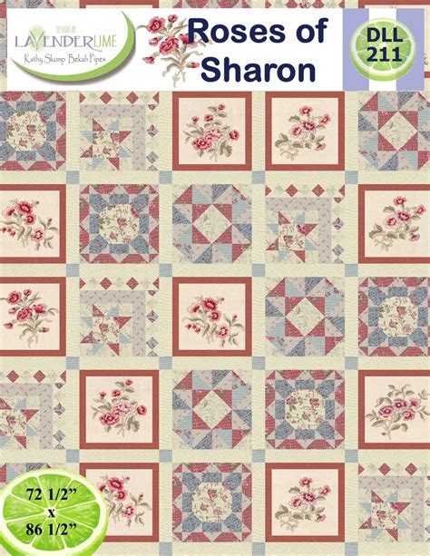 Roses of Sharon Downloadable Pattern – Quilting Books Patterns and Notions