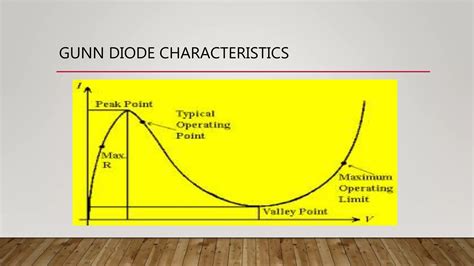 Gunn diode characteristics and conductivity | PPTX