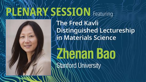 Zhenan Bao Named Fred Kavli Distinguished Lecturer in Materials Science for 2025 MRS Fall Meeting