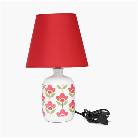 Buy Ceramic Printed Table Lamp from Home Centre at just INR 699.0