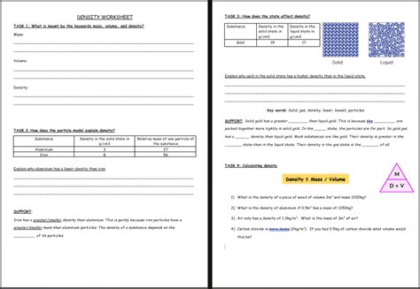 Image result for 3rd Grade Science Project Density
