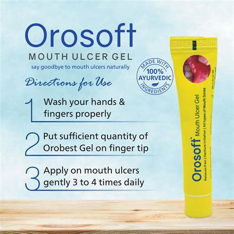 Buy OROSOFT MOUTH ULCER GEL 10 GM | REDUCES MOUTH ULCERS| 100% ...