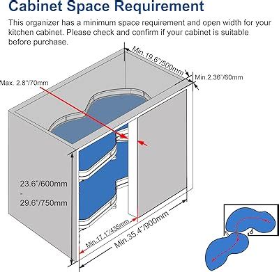 VADANIA Left Swing Pull Out Organizer for 36 Blind India | Ubuy