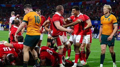 Rugby-WM 2023: Wales schafft Sprung ins Viertelfinale - Australien ...