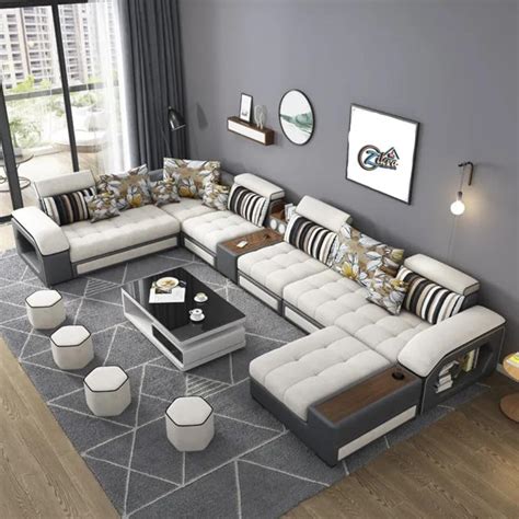 Zikra Dapper2 Interchangeable U Shape Latest Model Attractive Sectional ...